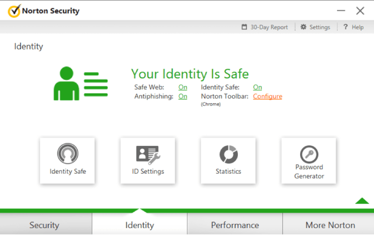 Norton Antivirus ID Theft Protection.