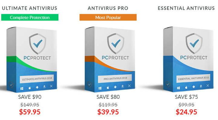 PC Protect Antivirus Pricing.